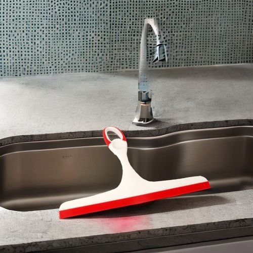 Super99 Cleaning Wiper (Multicolour) for Car,Kitchen,Shelf and mirror Viper, Small Handy Wiper Even use on Car Windshield (Multicolor- Red) Pack of 1|Weight: 56gm, Size: 25 cm X 23 cm